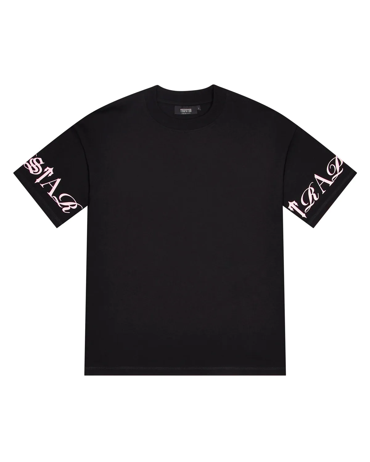 Script Tee - Black/Pink sold by Trapstar London