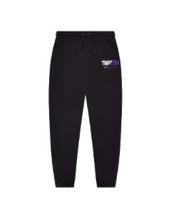 Decoded Chenille Hooded Tracksuit - Black/Purple sold by Trapstar London