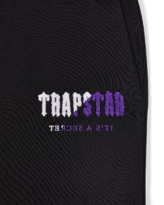 Decoded Chenille Hooded Tracksuit - Black/Purple sold by Trapstar London