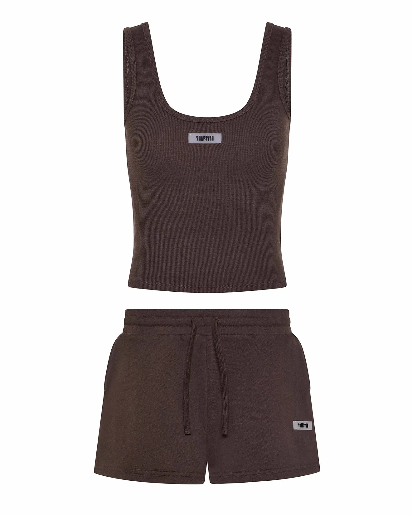 Women's Rib Vest with Irongate Silicone Badge - Brown sold by Trapstar London product image thumbnail 4