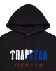 Decoded Chenille Hooded Tracksuit - Black/Blue/Red sold by Trapstar London