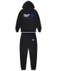 Decoded Chenille Hooded Tracksuit - Black/Blue/Red sold by Trapstar London