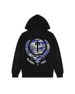 パーカー・フーディ Trapstar London PAISLEY MONOCHROME EDITION HOODIE Decoded Paisley Monochrome Edition Hoodie - Black | Parallel
