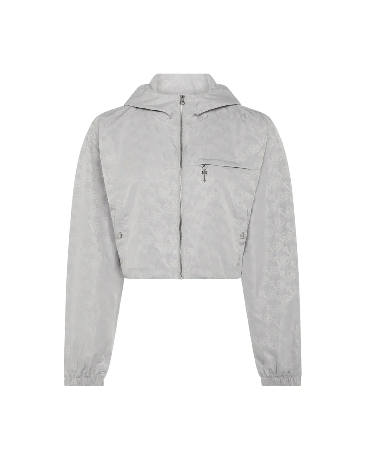 Women’s Monogram Windbreaker - Silver sold by Trapstar London