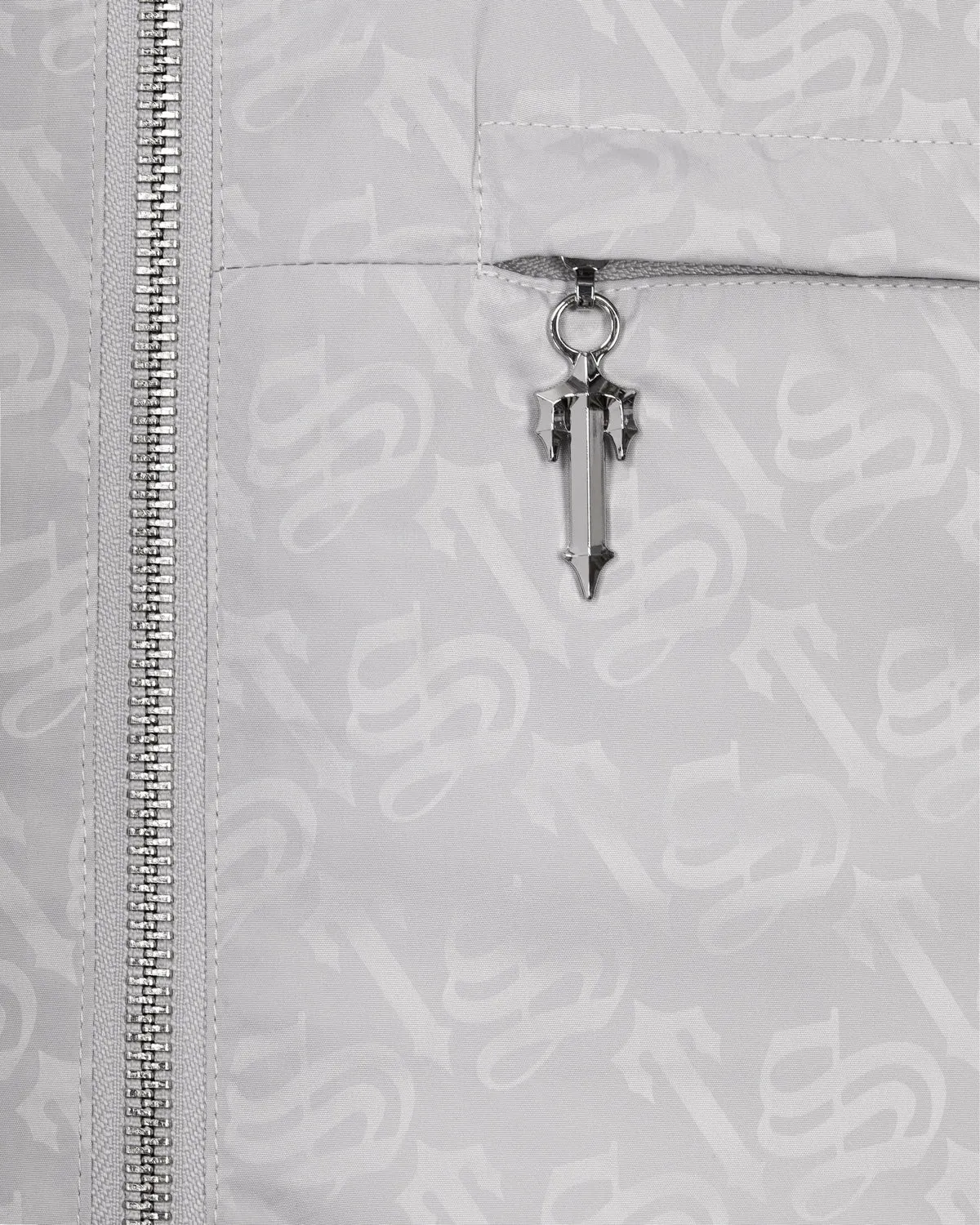 Women’s Monogram Windbreaker - Silver sold by Trapstar London product image thumbnail 2