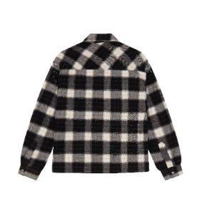 Hyperdrive Flannel Shirt - Cream/Black sold by Trapstar London