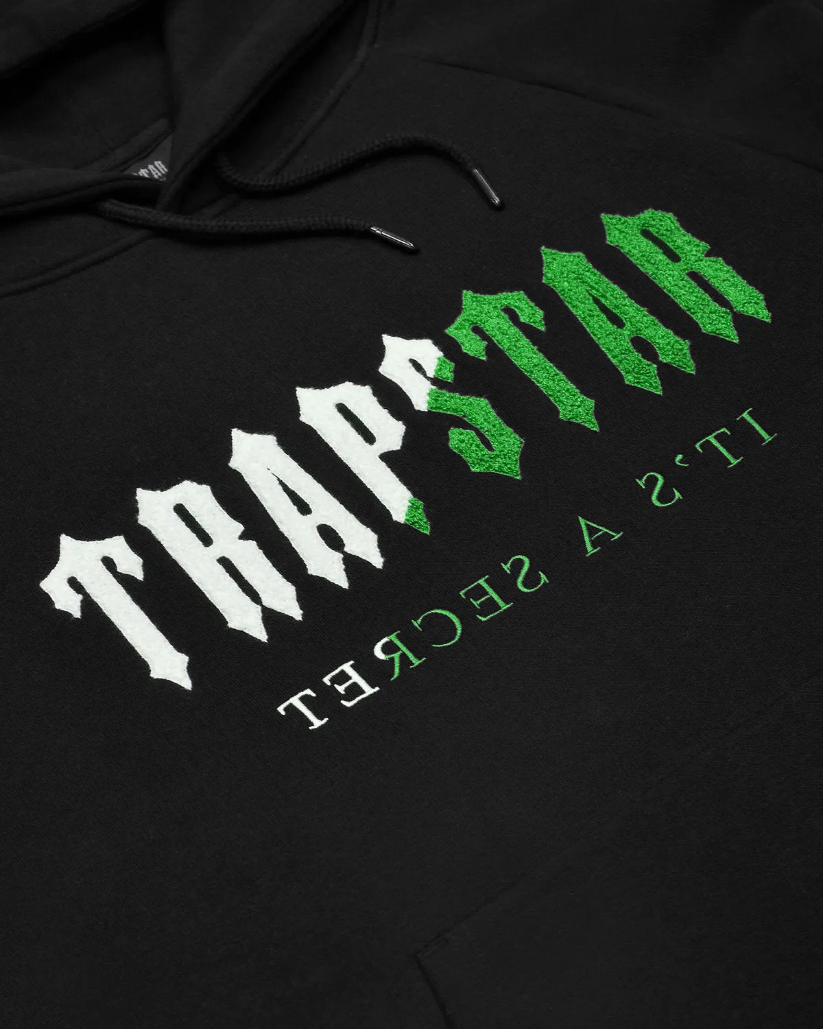 Decoded Chenille Hooded Tracksuit - Black/Green sold by Trapstar London product image thumbnail 3