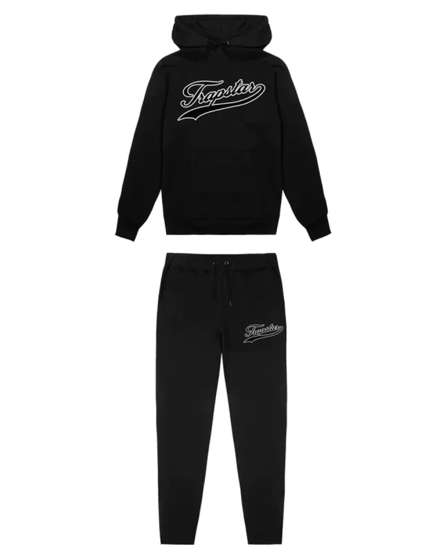 Strike Out Hoodie Tracksuit - Black sold by Trapstar London
