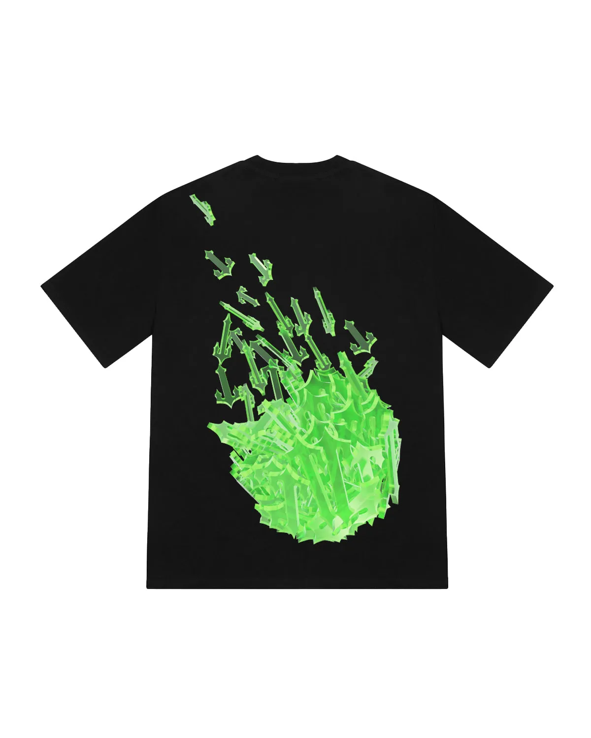 The Matrix T T-Shirt - Black/Green sold by Trapstar London