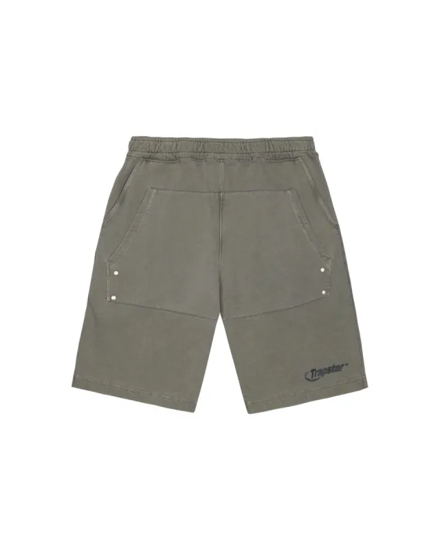 Hyperdrive Reinforced Rivet Short - Brindle sold by Trapstar London