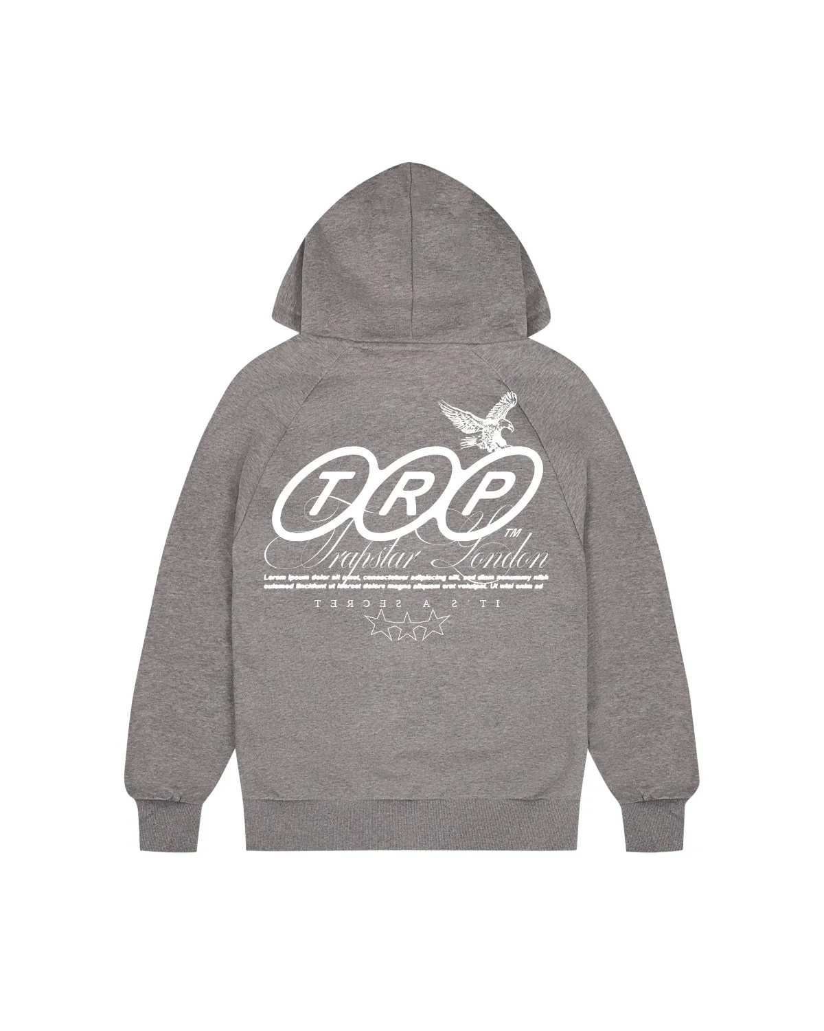 Trapstar Its A Secret Tracksuit Grey Chenille Hoodie Trapstar 