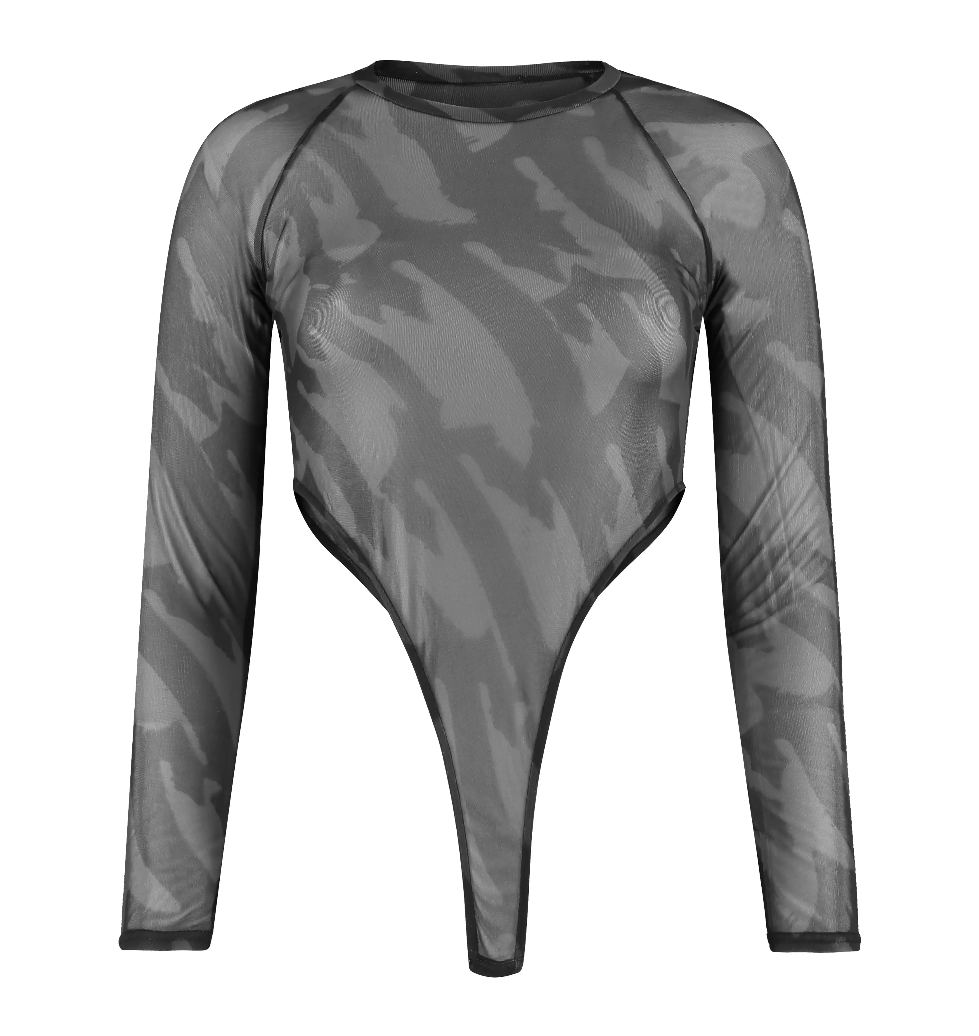 Women's T Allover Mesh Bodysuit sold by Trapstar London