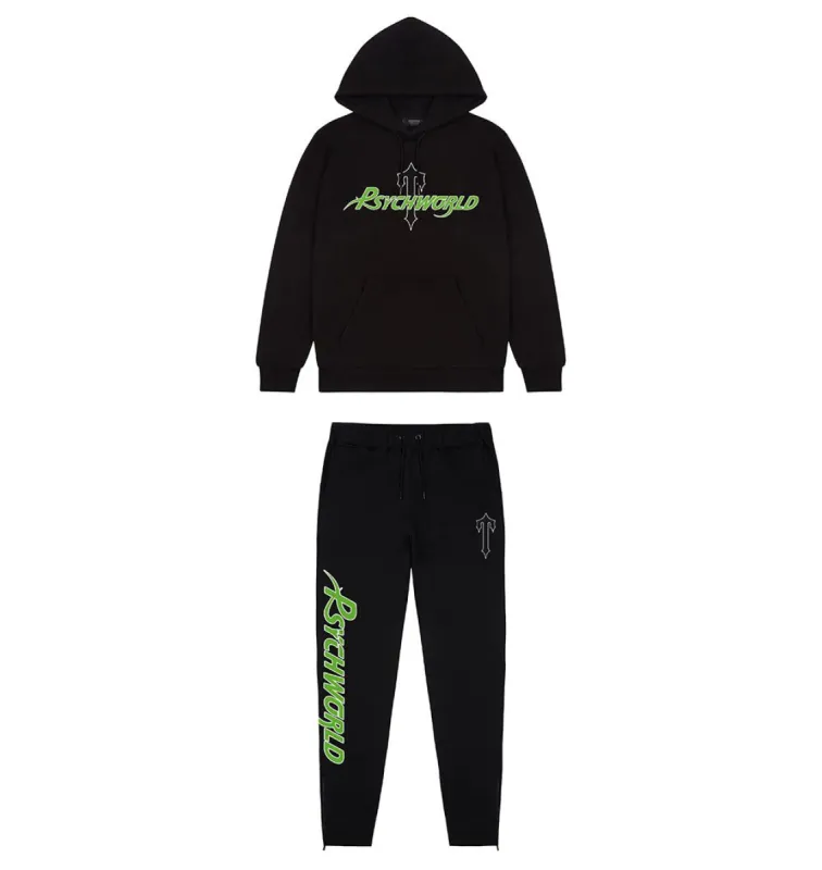 ☆関税/送料無料☆【Trapstar London】Script Hoodie 2.0 Trap City 2.0 Hoodie - Black | Parallel