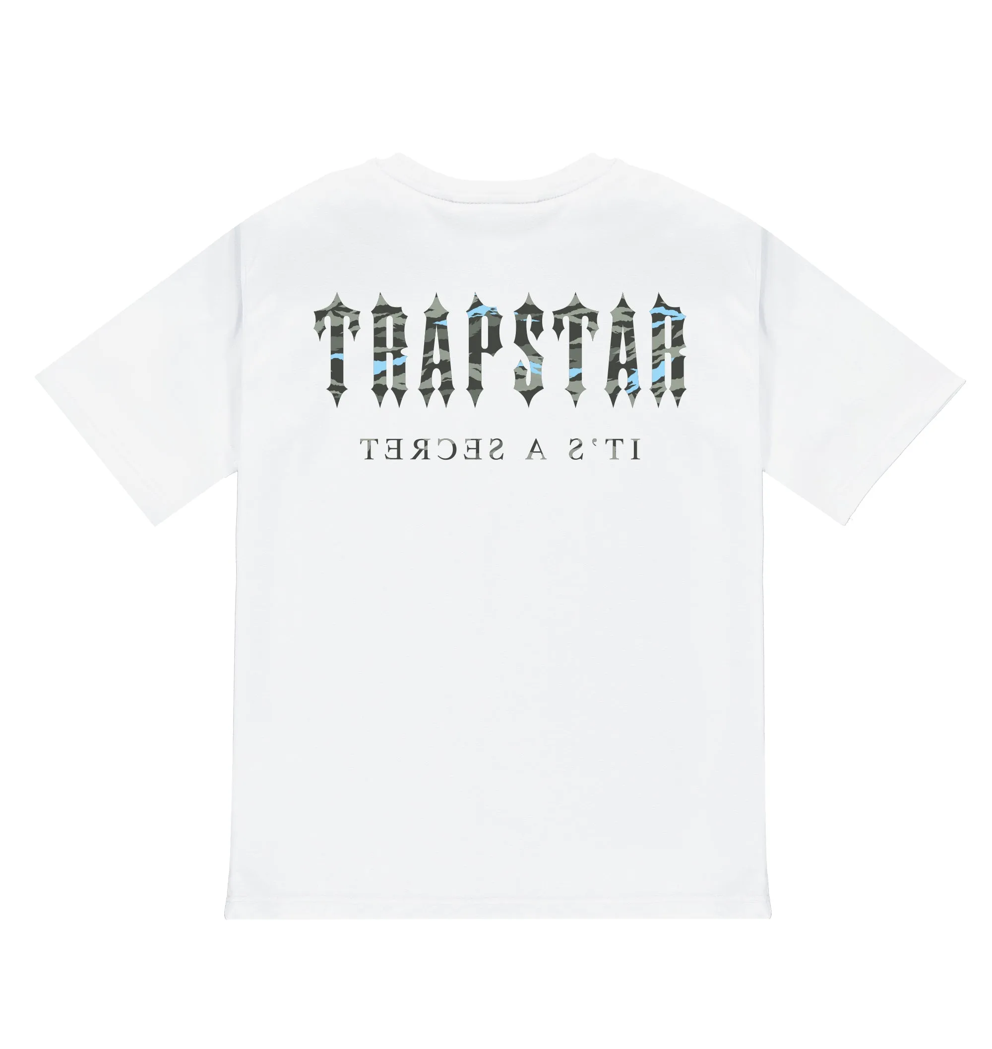 【TRAPSTAR LONDON】Decoded All Terrain Tee Decoded All Terrain Tee - White/Blue Camo | Parallel