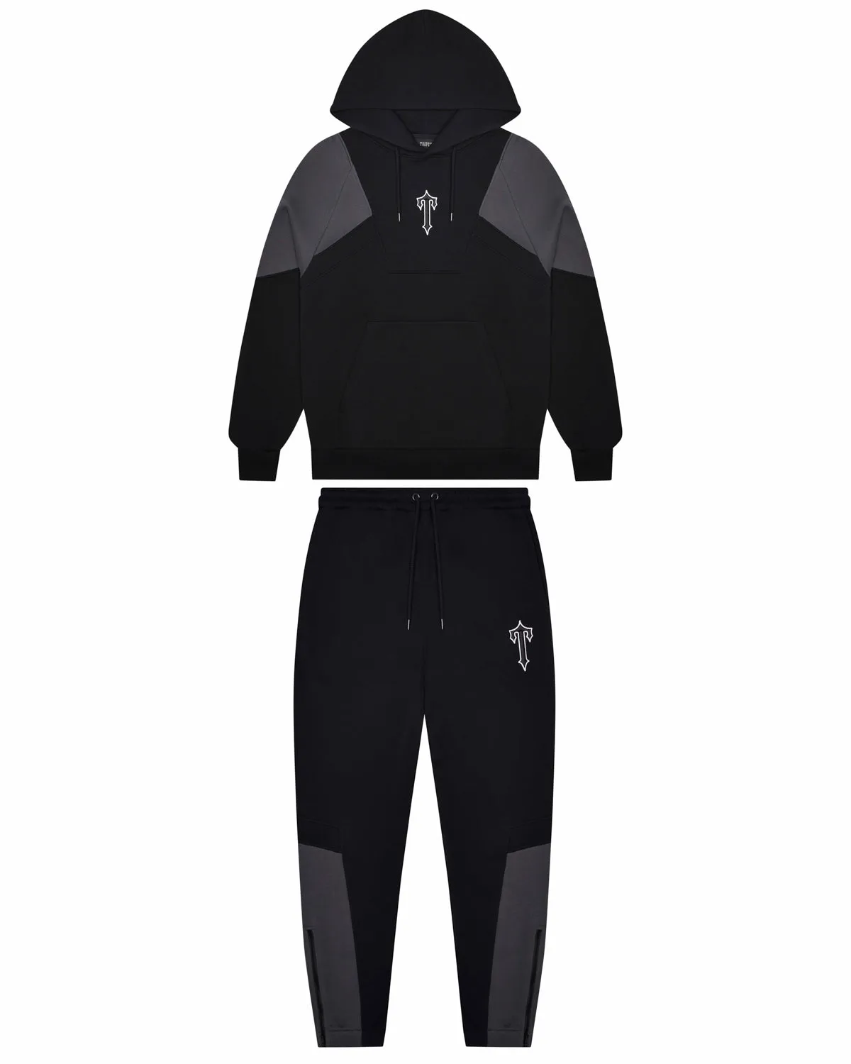 Irongate T Panel Tracksuit - Black sold by Trapstar London