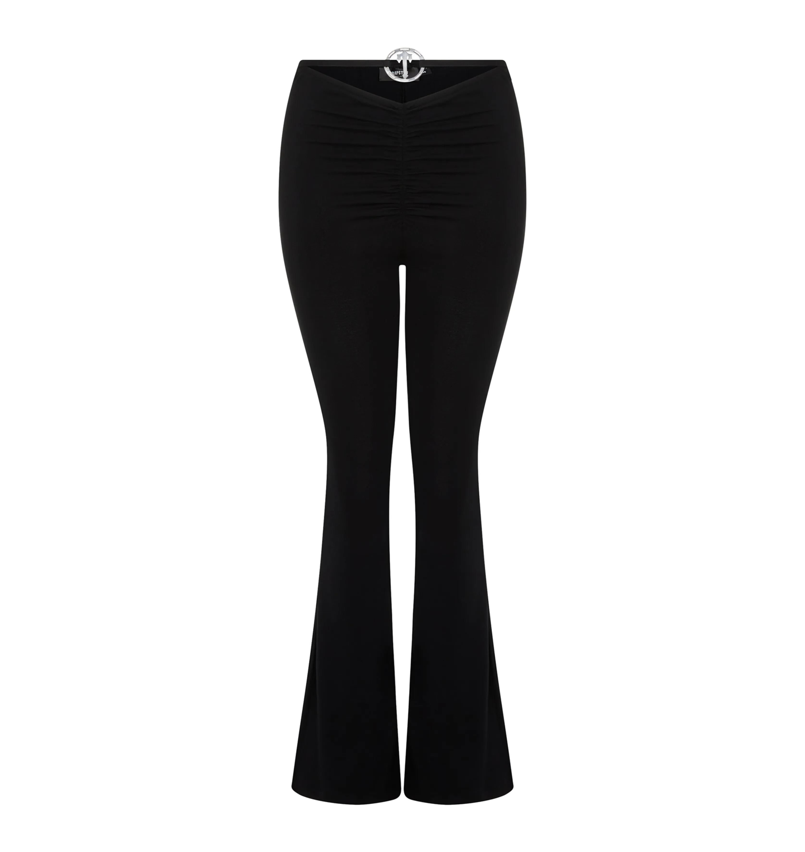 Women's V Front Flared Trousers - Black sold by Trapstar London