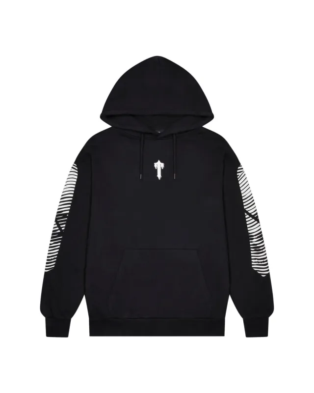 Between the Lines Hoodie - Black sold by Trapstar London