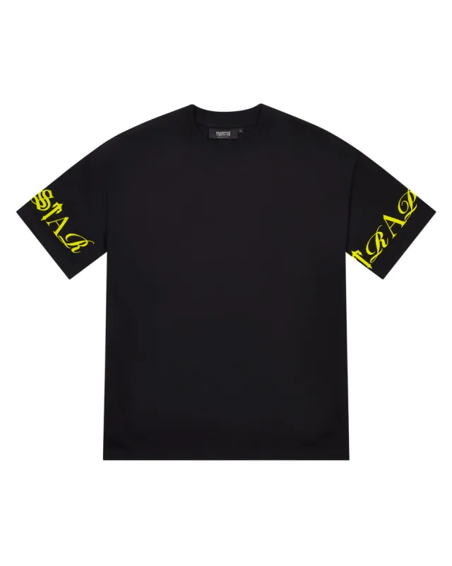 Script Tee - Black/Slime sold by Trapstar London