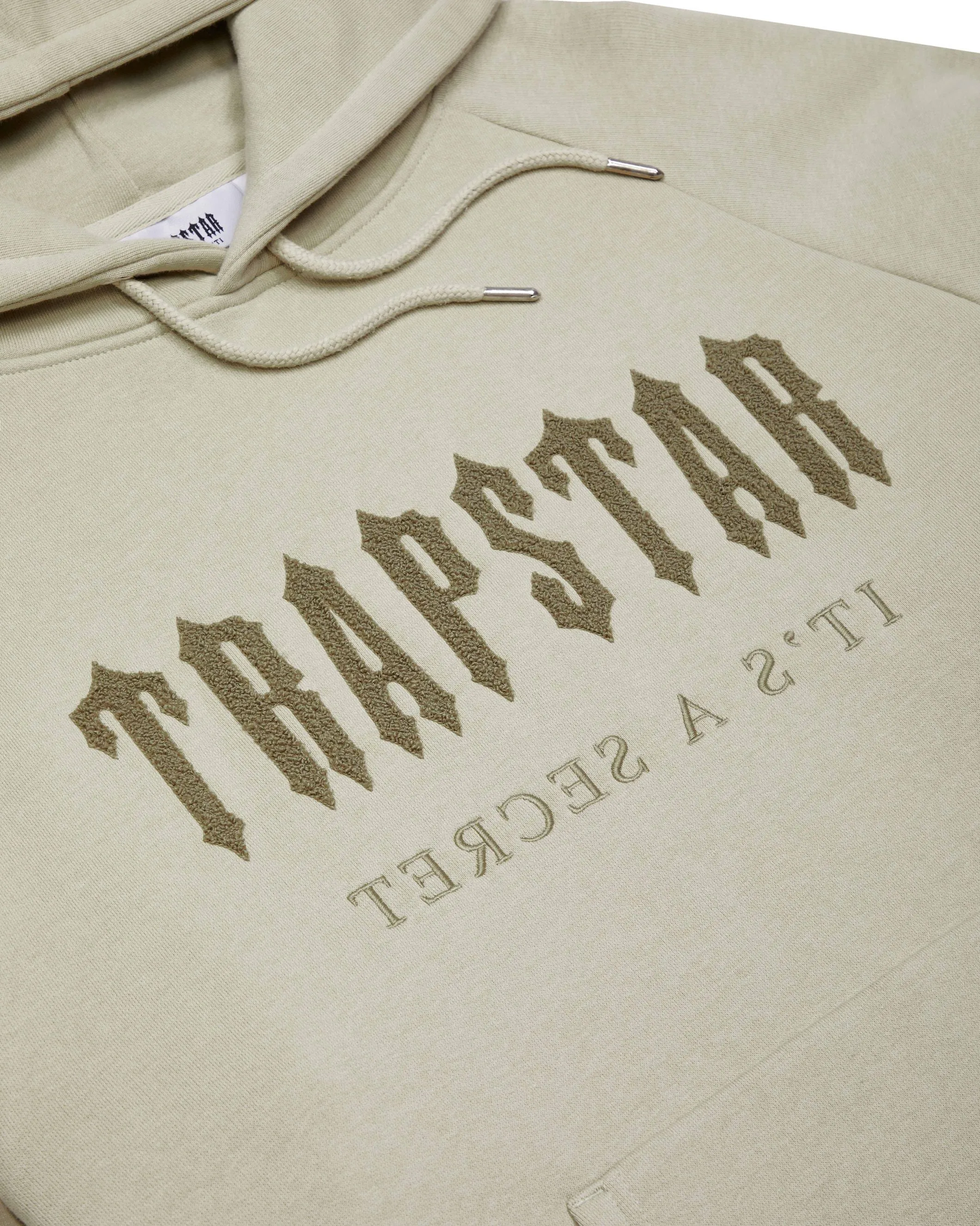 Chenille Decoded Hoodie - Oatmeal sold by Trapstar London product image thumbnail 4