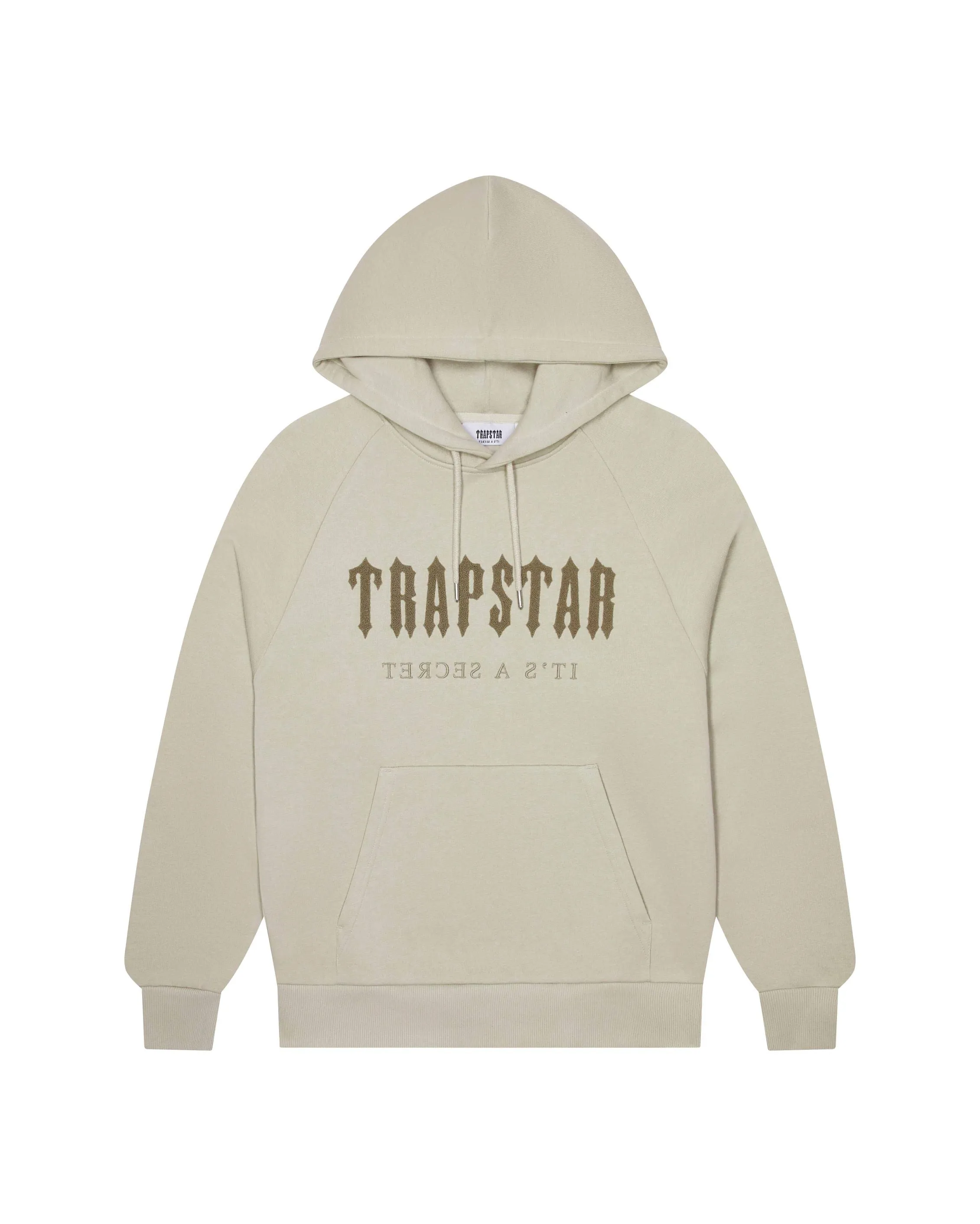 Chenille Decoded Hoodie - Oatmeal sold by Trapstar London