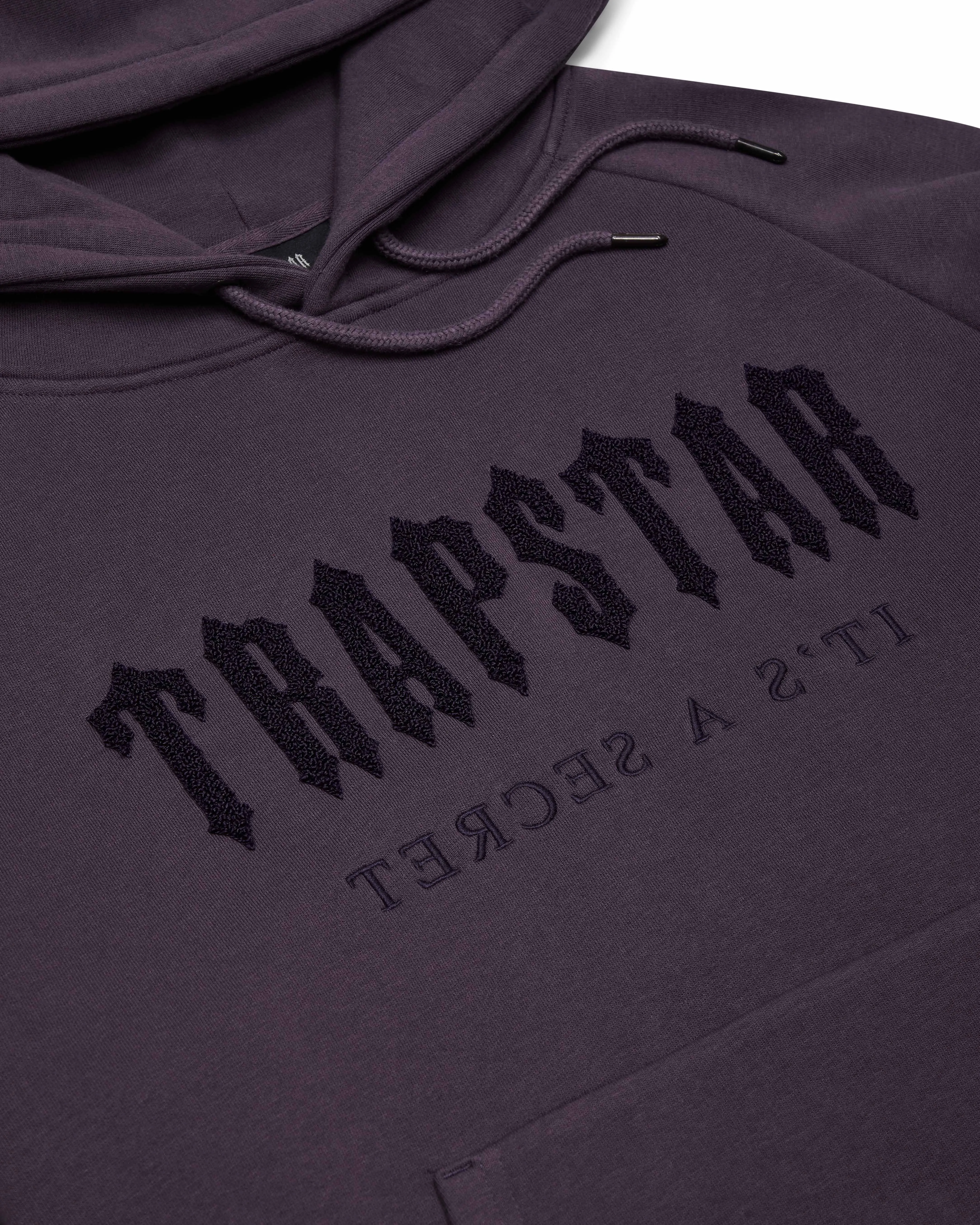Chenille Decoded Hoodie - Obsidian sold by Trapstar London product image thumbnail 4