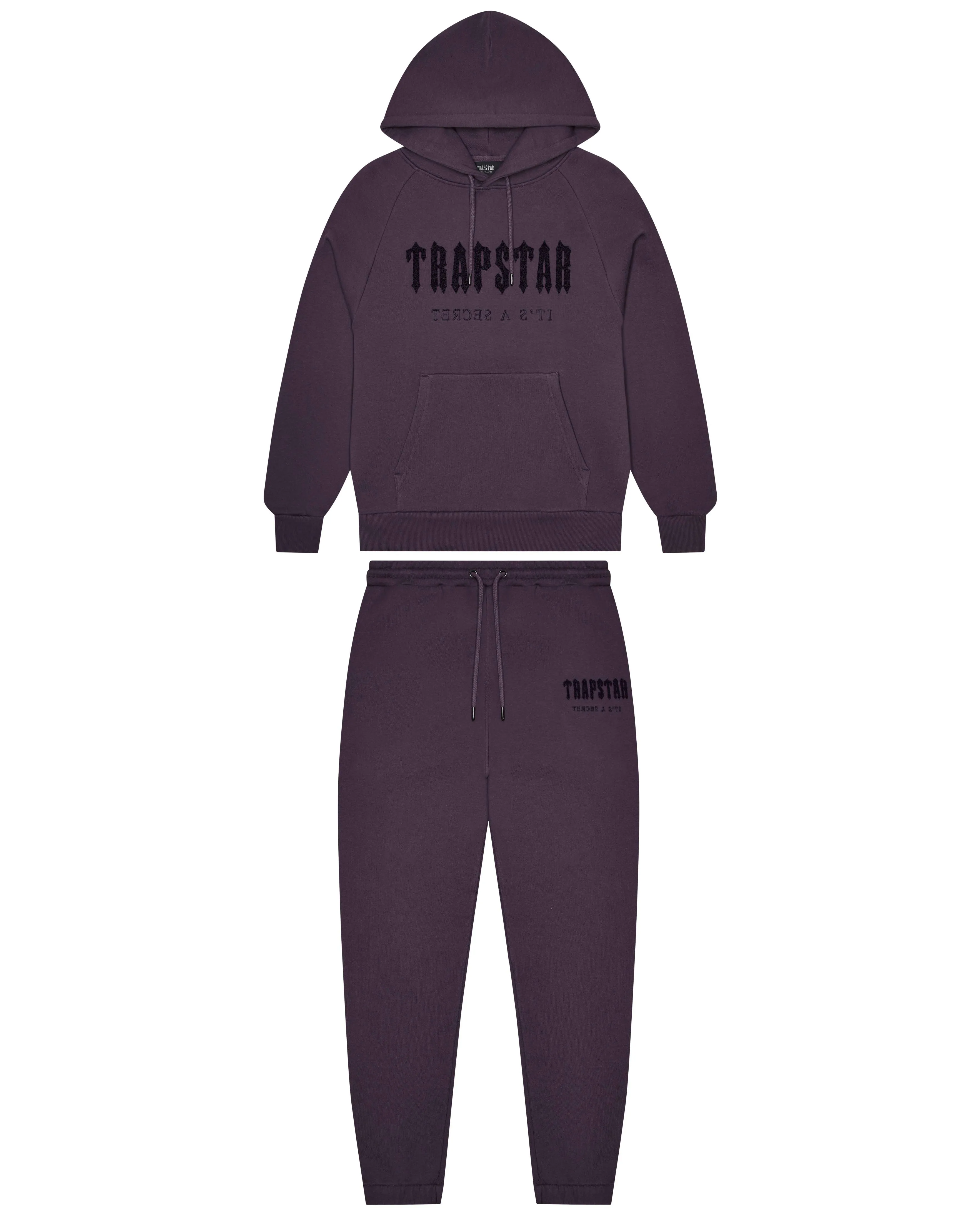 Chenille Decoded Hoodie - Obsidian sold by Trapstar London product image thumbnail 3