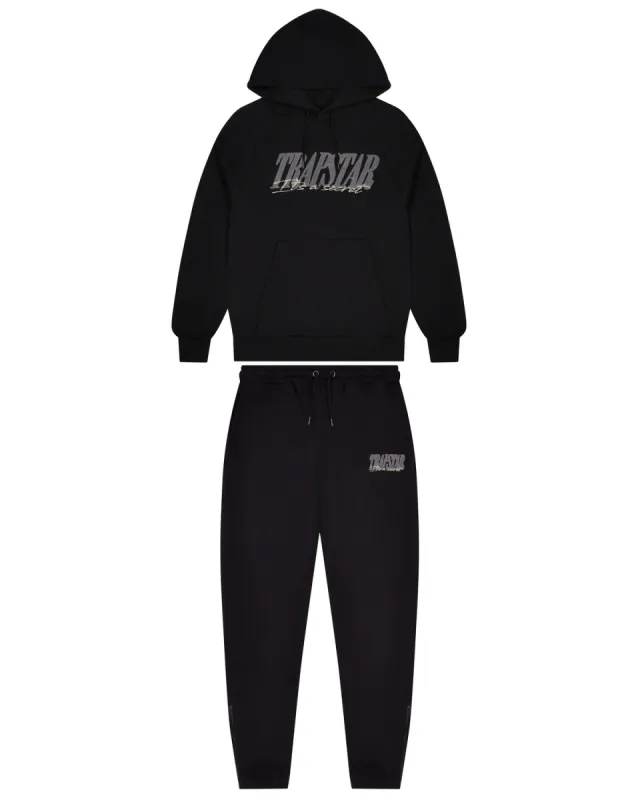 Trapstar Signature 2.0 Tracksuit - Black/Neon sold by Trapstar London