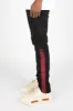Trapstar Stripe Denim Jeans - Black/Red sold by Trapstar London