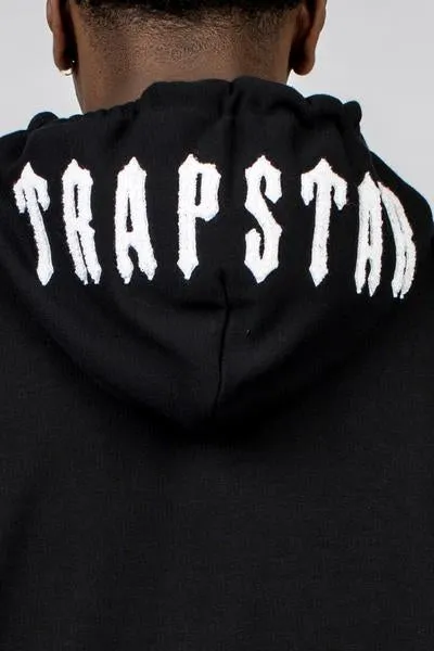 Chenille Irongate Hoodie - Black sold by Trapstar London