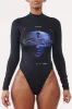 Womens Trapstar Cyberhead Bodysuit - Black sold by Trapstar London
