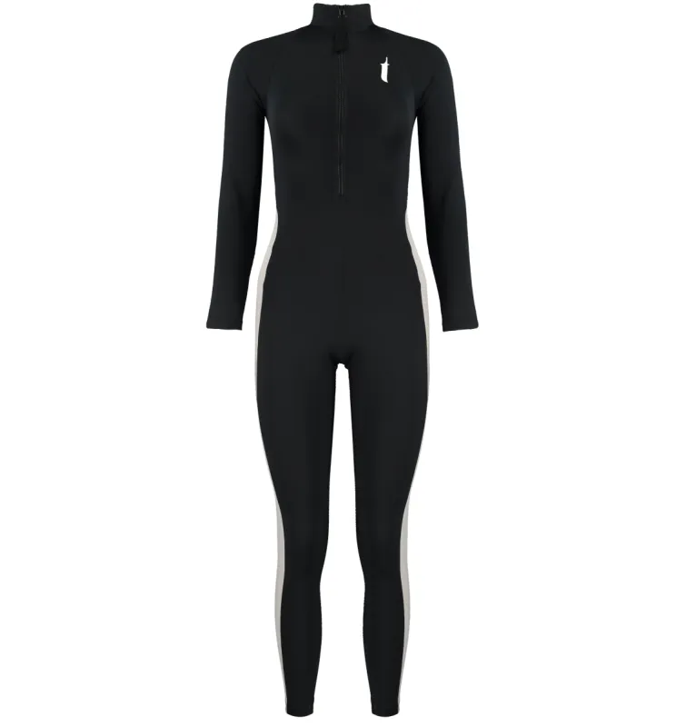 Ironblade Bodysuit - Black/Light Iridescent sold by Trapstar London
