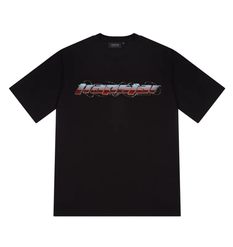 Trapstar Chrome Racer 2.1 Tee - Black sold by Trapstar London