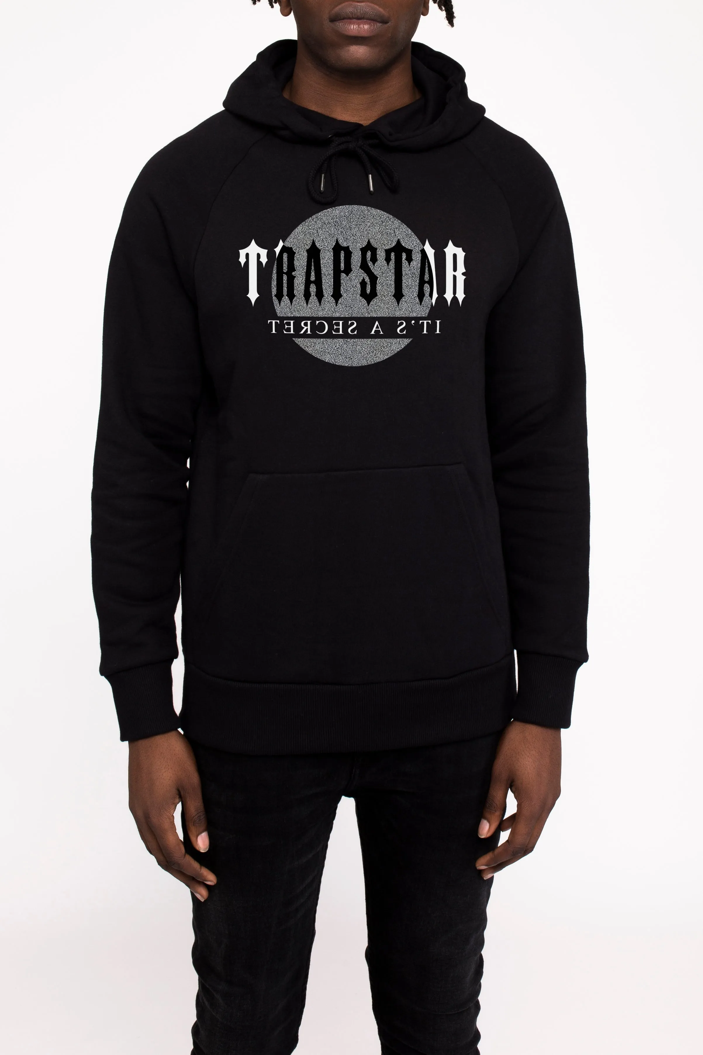 White Noise Eclipse Hoodie - Black sold by Trapstar London