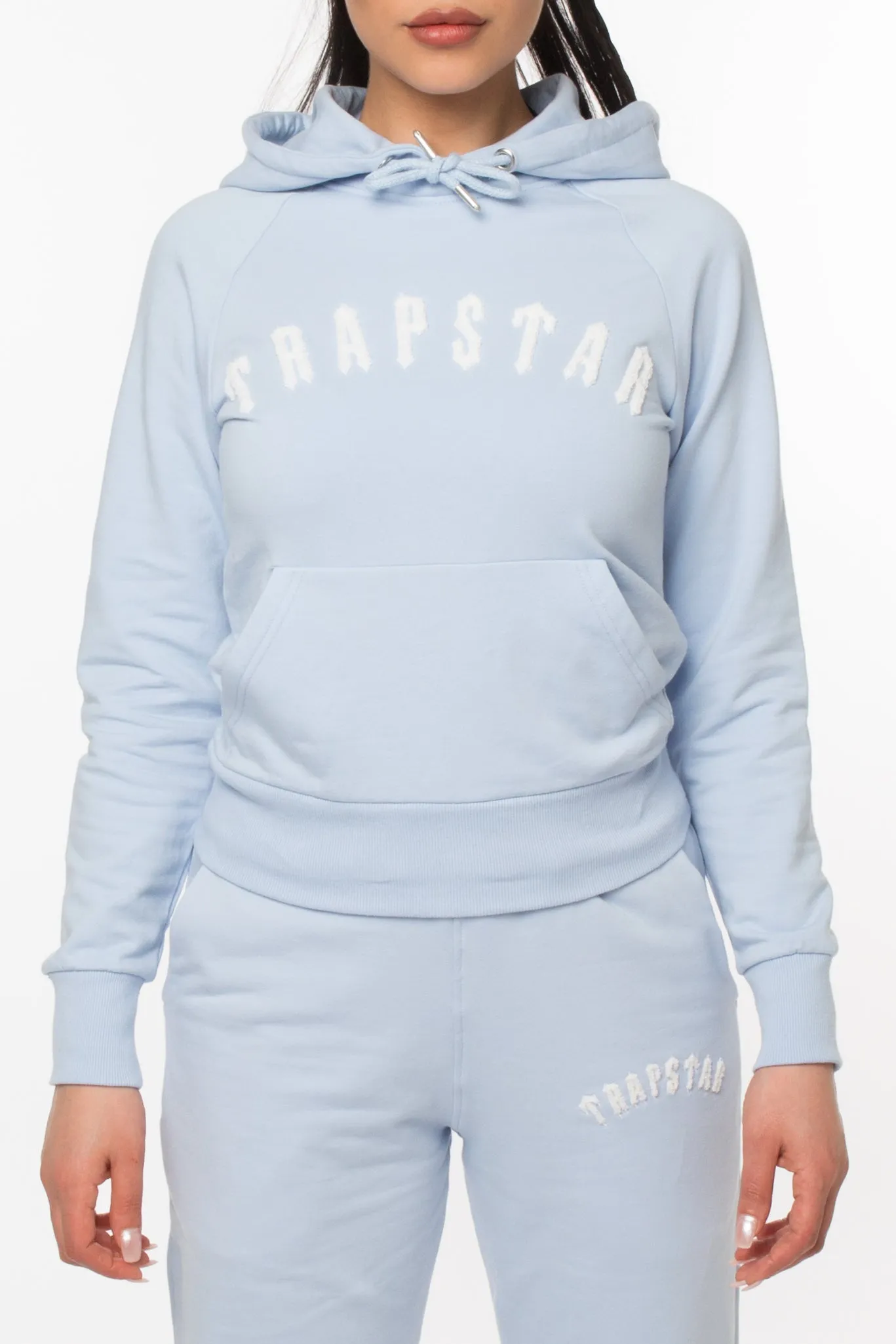 Women's Chenille Hoodie - Cashmere Blue sold by Trapstar London