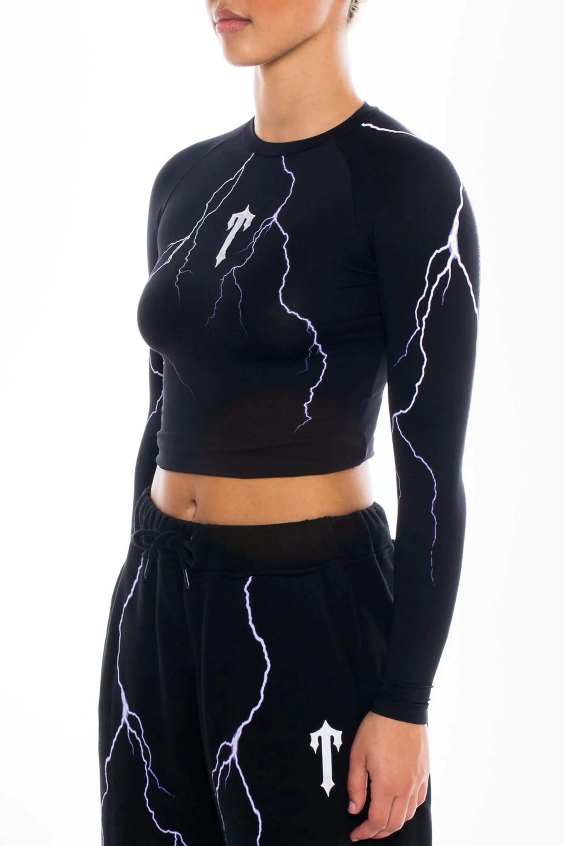 Women's Lightning Top - Black sold by Trapstar London product image thumbnail 2