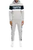 Decoded Panel Hoodie Tracksuit - Grey/Black/White sold by Trapstar London