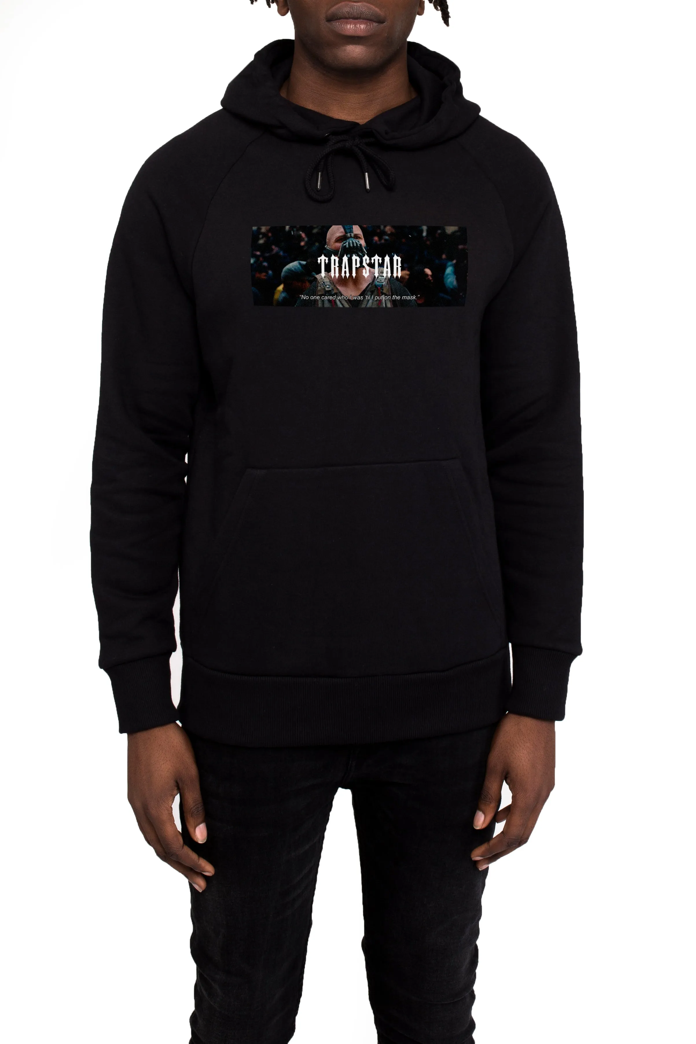 Mask On Hoodie - Black sold by Trapstar London product image thumbnail 2