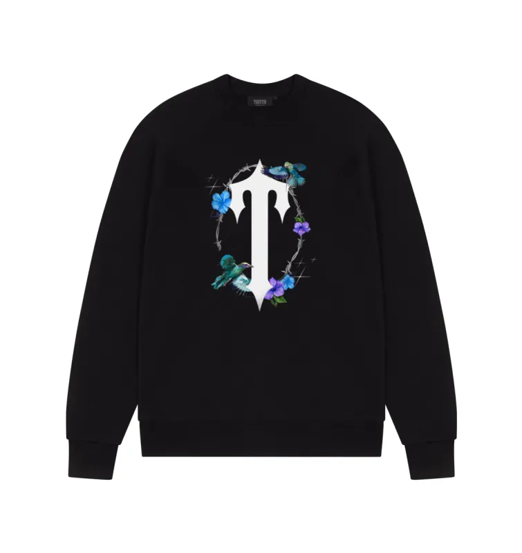 Birds Of Paradise 2.1 Crewneck - Black sold by Trapstar London