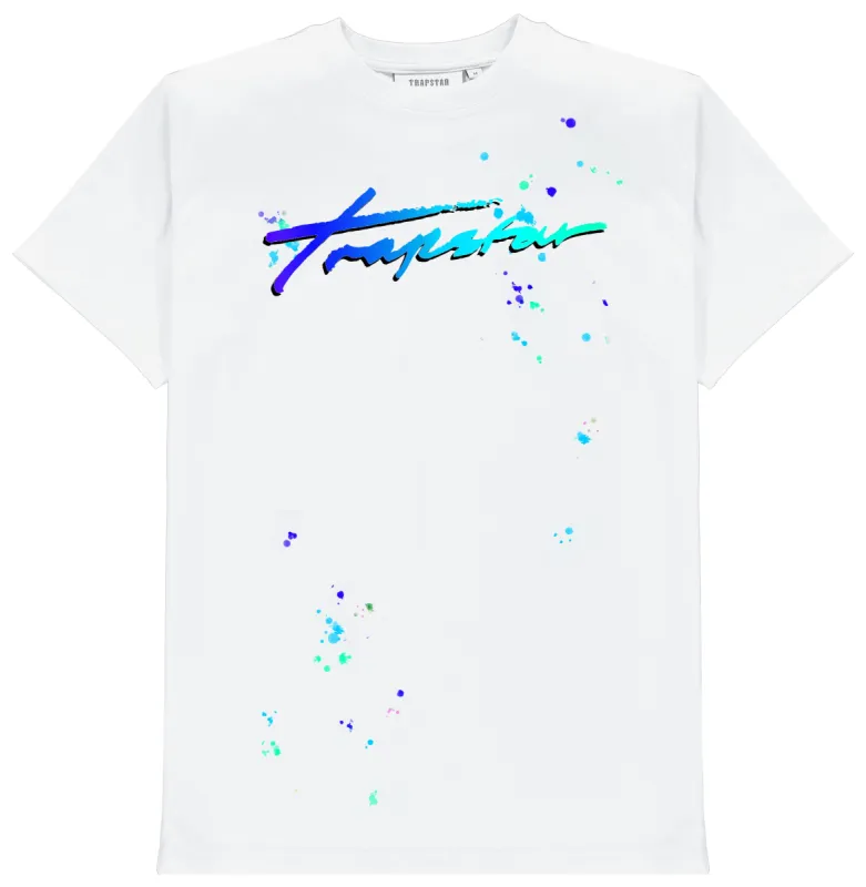 Signature Trip Drip Tee Ice Edition - White sold by Trapstar London