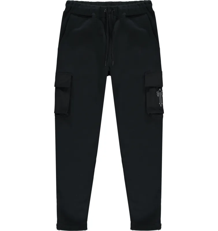 Irongate Utility Tracksuit Bottoms - Black/White sold by Trapstar London