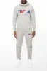 Chenille Decoded Hooded Tracksuit - Grey Revolution Edition sold by Trapstar London
