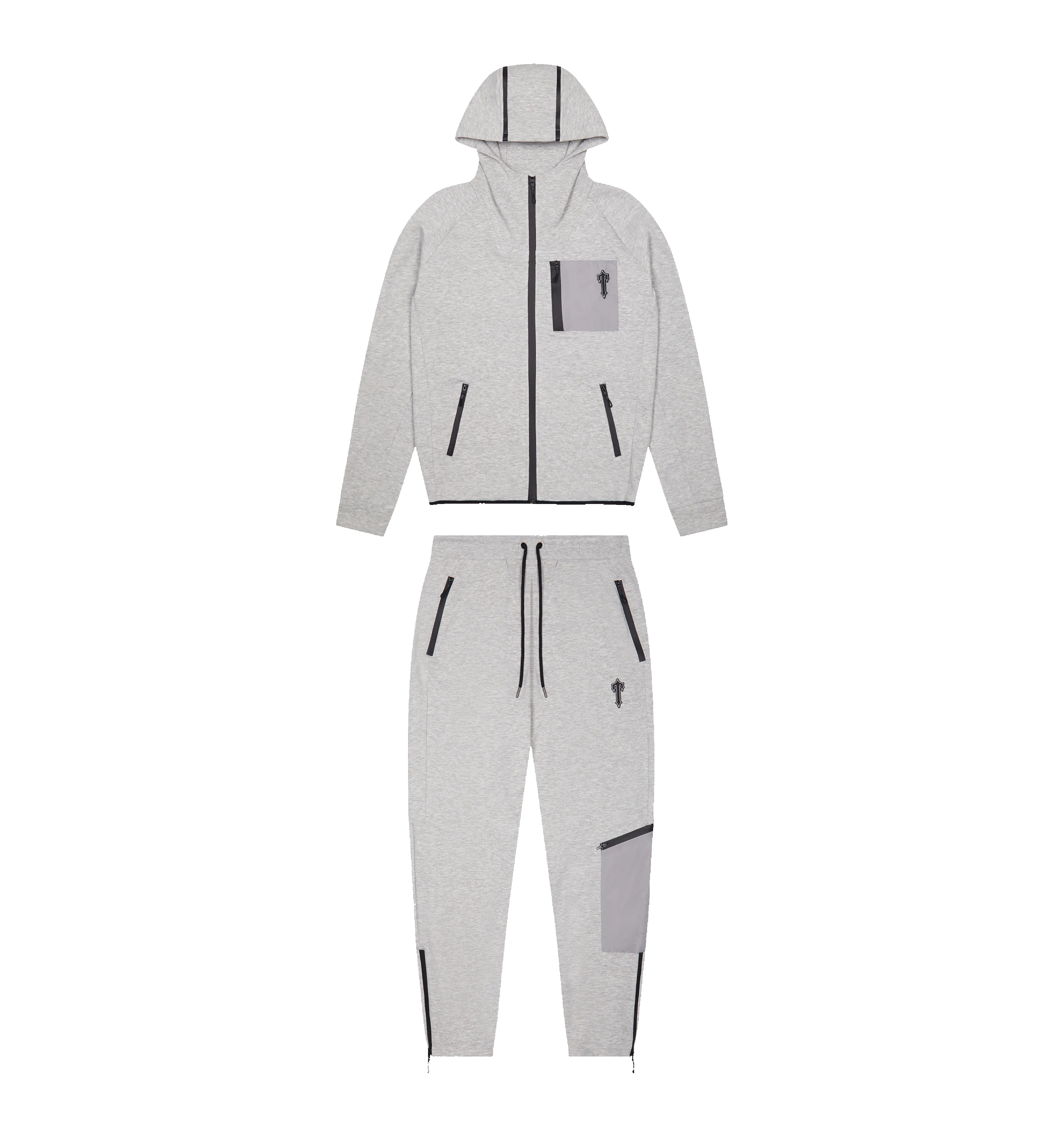 Irongate T-Fleece Tracksuit - Grey sold by Trapstar London