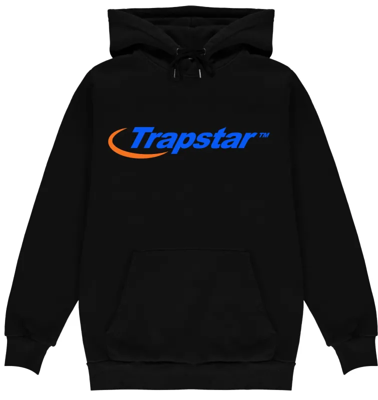 Hyperdrive Hoodie - Black/Blue/Orange sold by Trapstar London