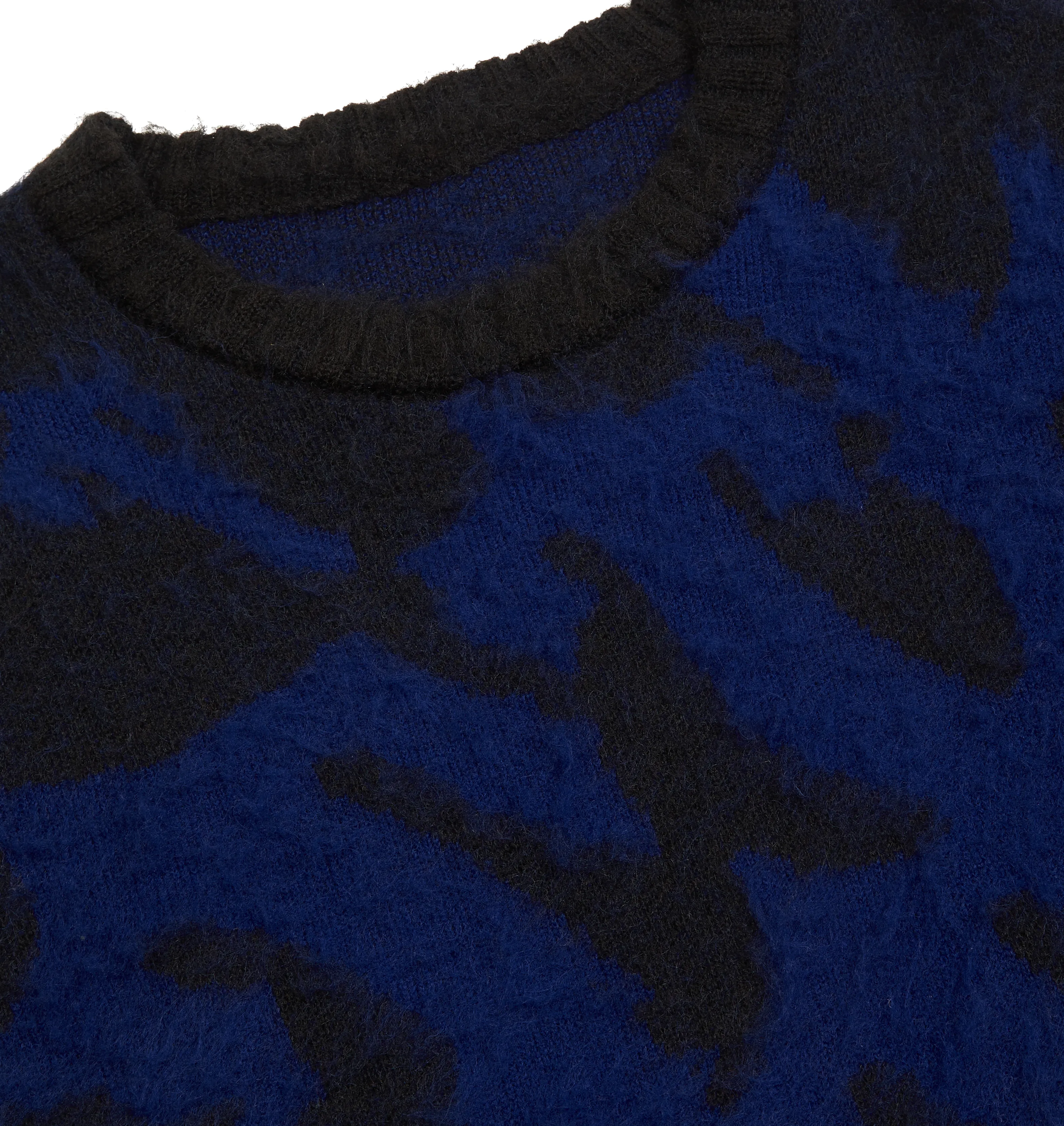 Irongate T Jacquard Knit Sweater - Black/Blue sold by Trapstar London product image thumbnail 3