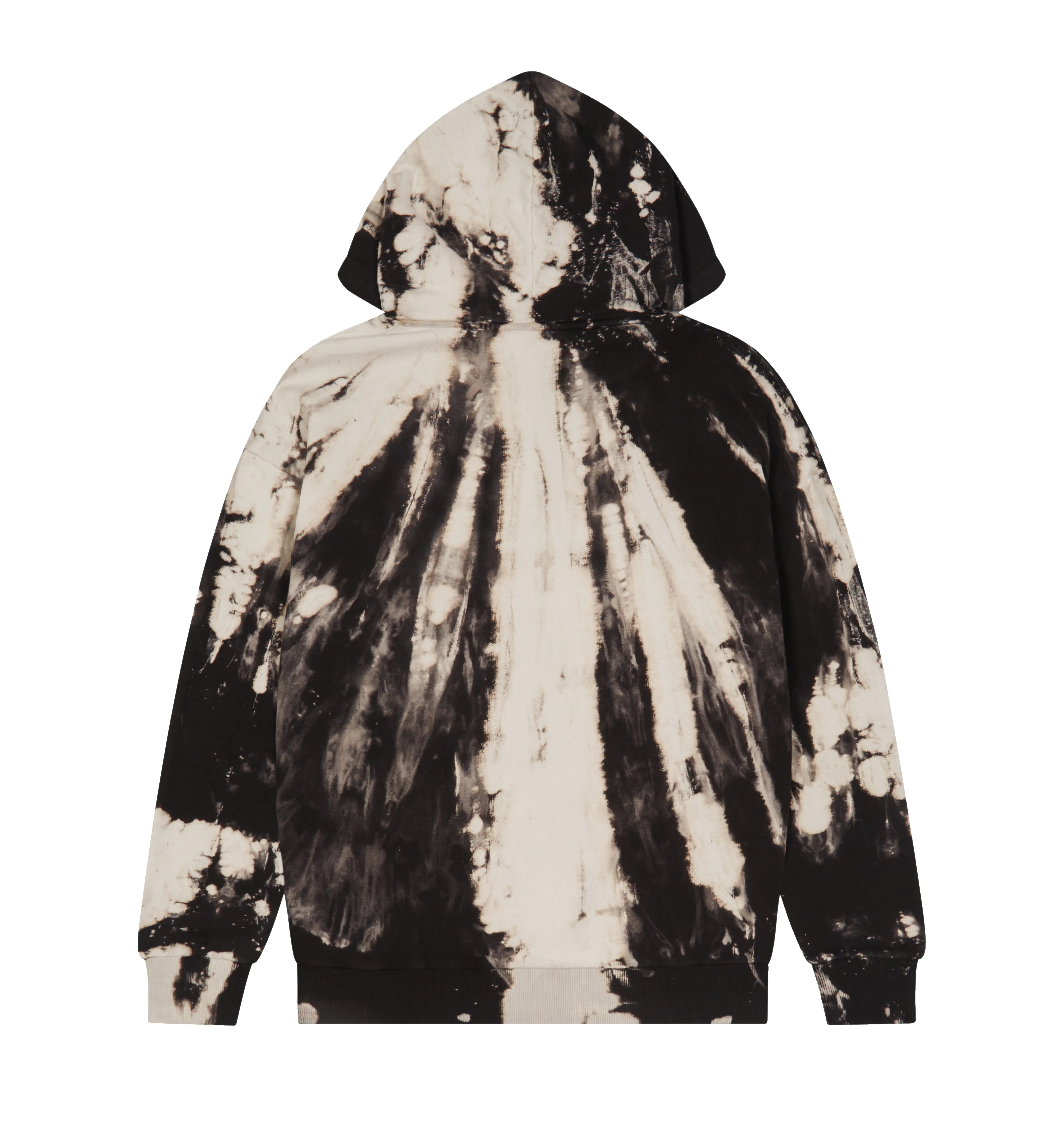 Hyperdrive Bleach Hoodie - Black/Cream sold by Trapstar London product image thumbnail 2