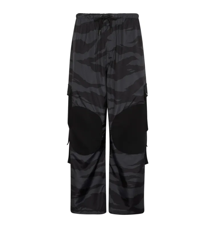Women's Hyperdrive Cargos - Grey Tiger Camo sold by Trapstar London