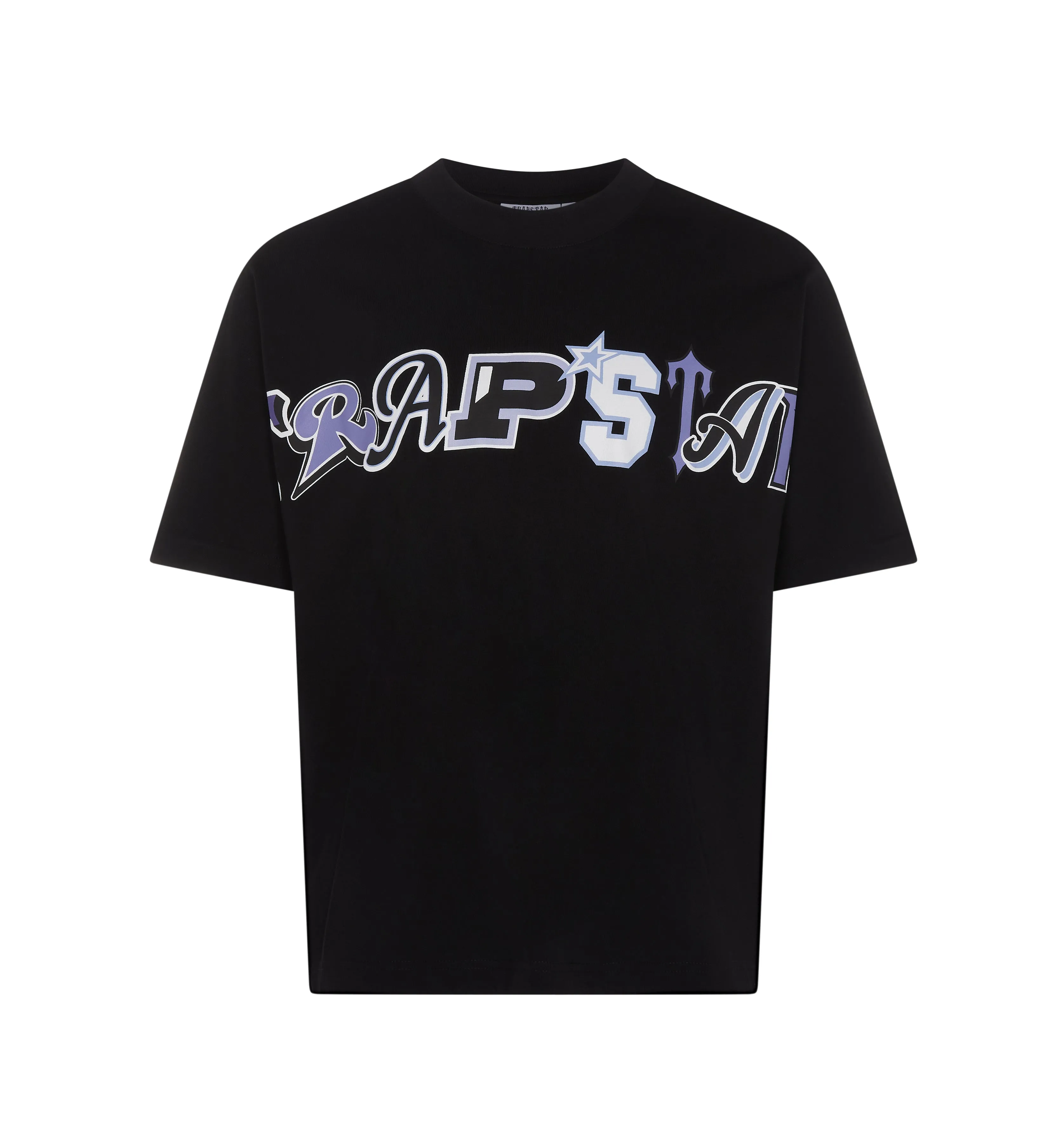 Unisex Wild Card Tee - Black/Purple sold by Trapstar London