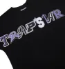 Unisex Wild Card Tee - Black/Purple sold by Trapstar London