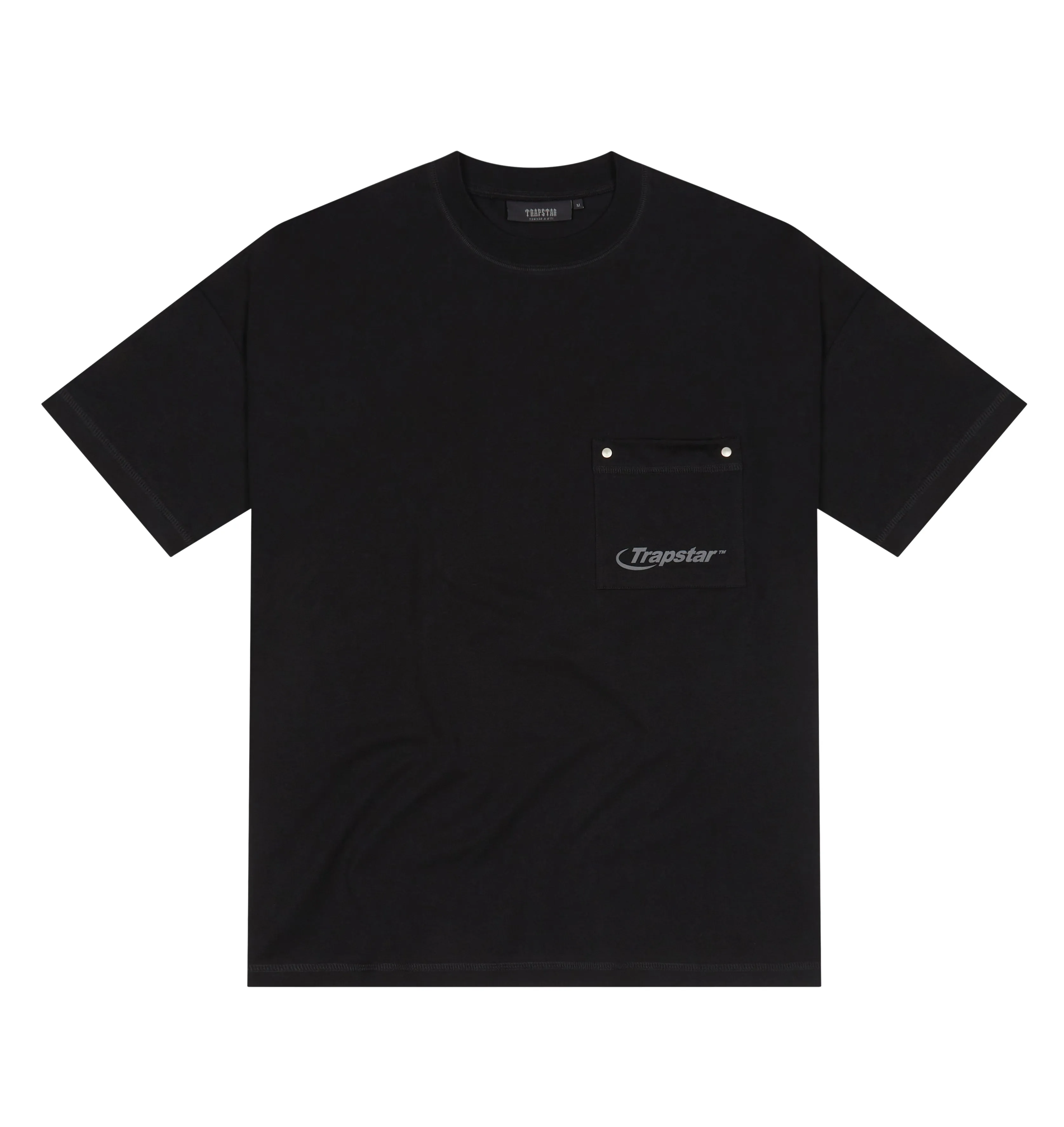 Hyperdrive Rivet Pocket Tee - Black sold by Trapstar London