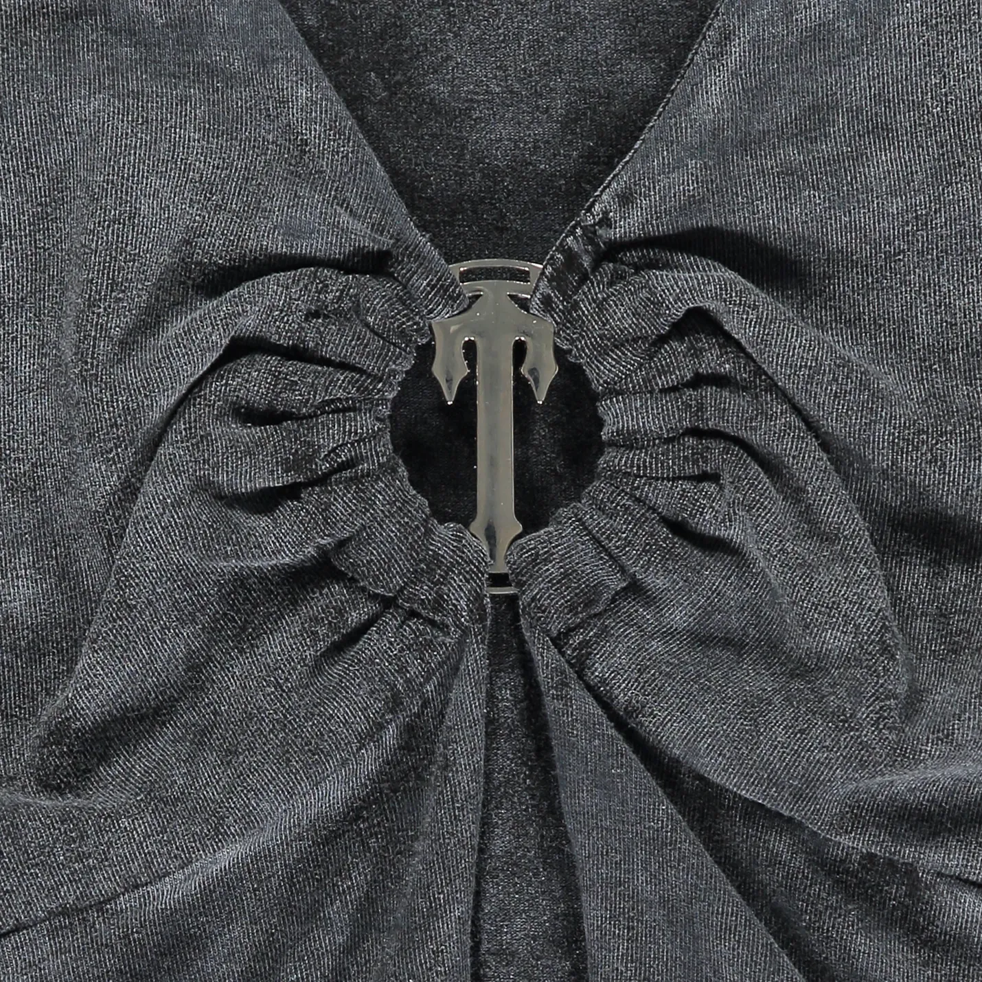 Women's Long Sleeve Wing Hem Bralette - Stone Wash sold by Trapstar London product image thumbnail 2